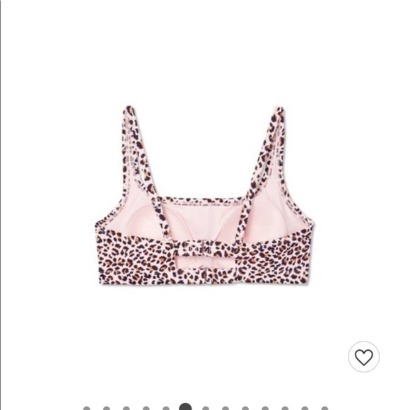 Leopard Ribbed Hipster Bottoms and Bralette Bikini Women’s Size Plus 14W NEW - Picture 7 of 14